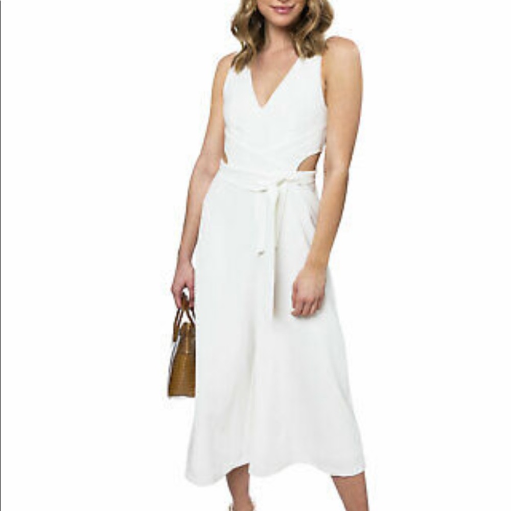 Julie Brown white jumpsuit! Perfect for brides!